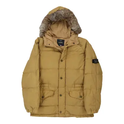 Massimo Osti C.P. Company Puffer - Large Yellow Cotton Blend | Size: large