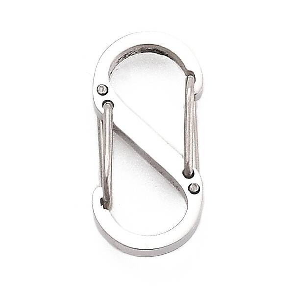 Non-Tarnish 304 Stainless Steel Push Gate Snap Key Clasps
