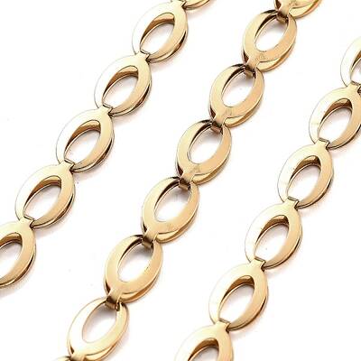 PVD Vacuum Plating 304 Stainless Steel Link Chains