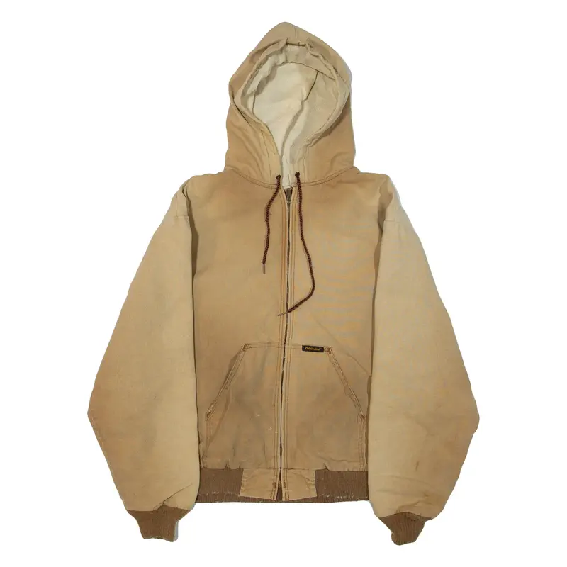 DICKIES Mens Jacket Beige Hooded XL