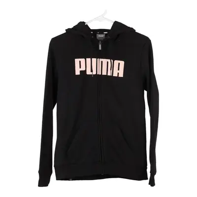 Puma Hoodie - Medium Black Cotton