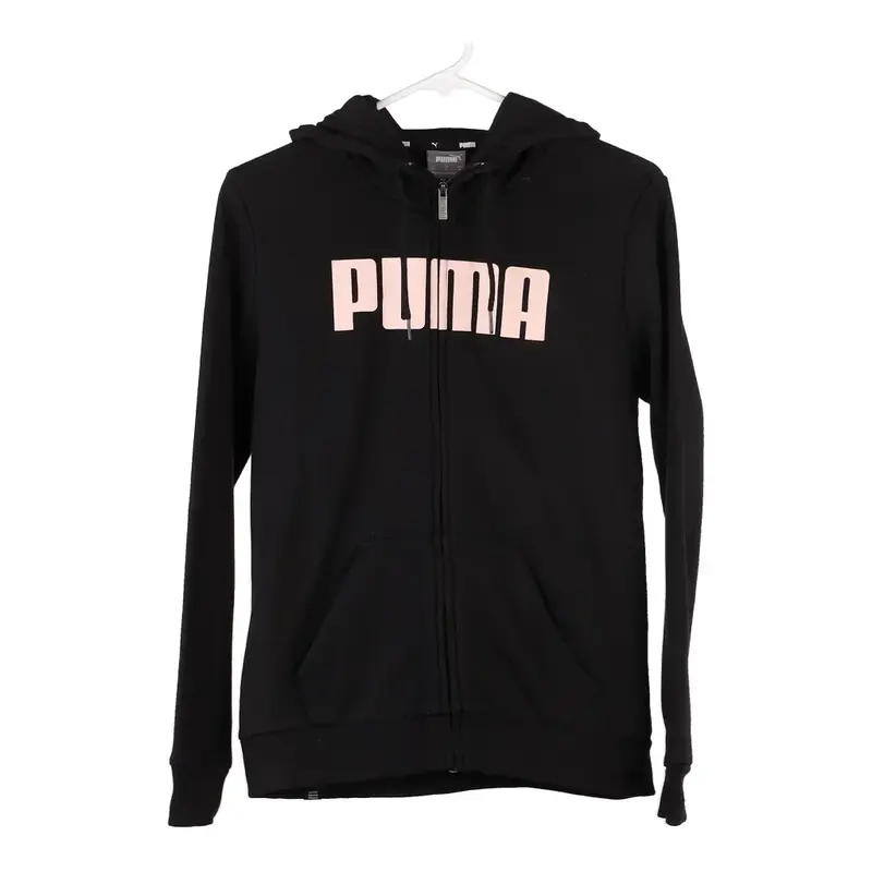 Puma Hoodie - Medium Black Cotton