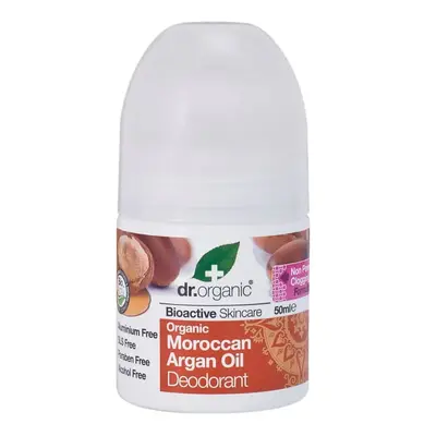 Dr Organic Moroccan Deodorant with Moroccan Argan Oil Roll On 50ml