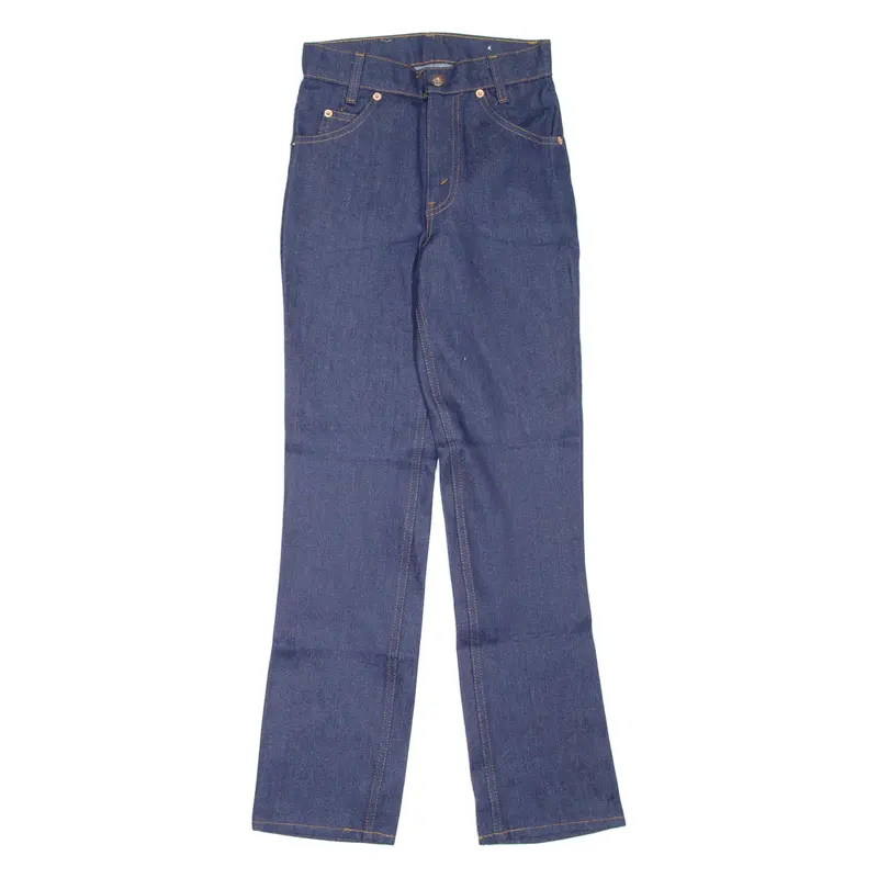 LEVI'S 22419 8116 Orange Tab Girls Jeans Blue Slim Straight 90s W25 L29