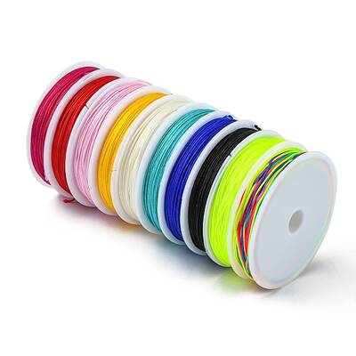 10 Rolls 10 Colors Nylon Thread