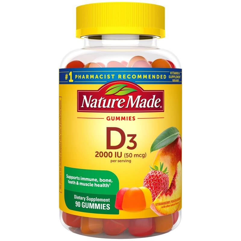 Vitamin D3 2000 IU (50 mcg) Gummies