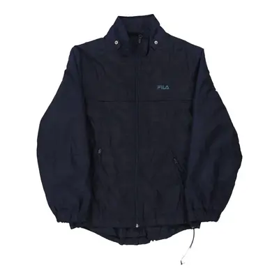Age 13 Fila Jacket - Large Navy Nylon