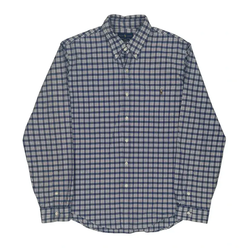 Ralph Lauren Slim Fit Shirt - 2XL Blue Cotton