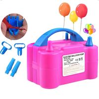 Electric Air Balloon Pump, Portable Dual Nozzle Electric Blower Inflator for Decoration, Party, Sport,Gifts:2 Tying Tools Bal...