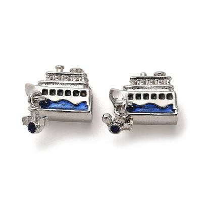 Alloy Enamel European Beads