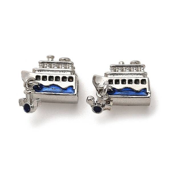 Alloy Enamel European Beads