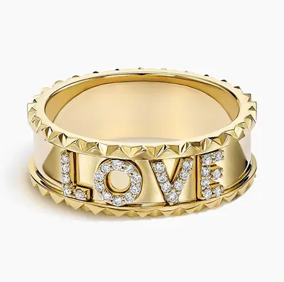 10K Gold 0.1 to 0.5 CT.T.W. Round Cut Diamond Custom Signature Wedding Band