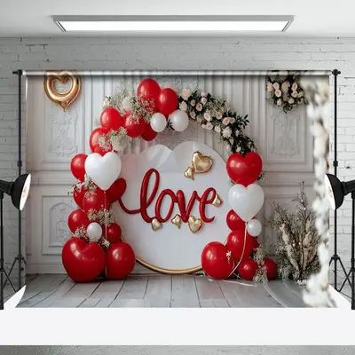 White Relief Wall Love Heart Cake Smash Backdrop