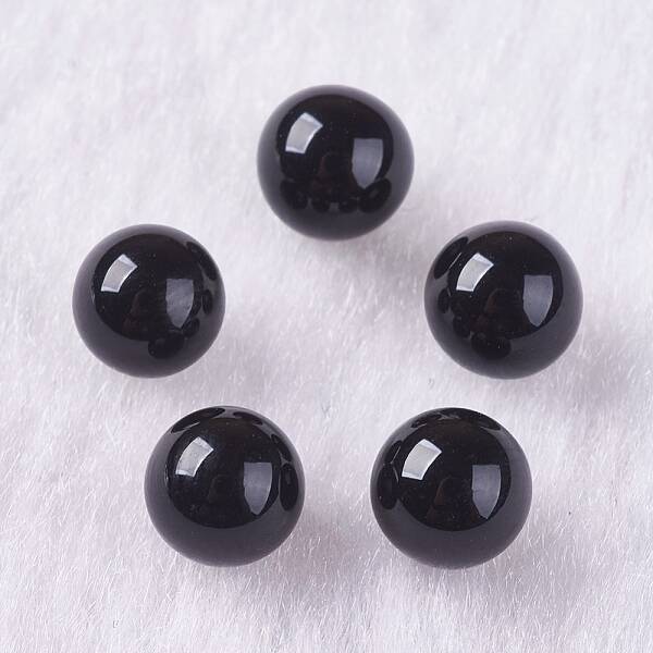 Natural Black Onyx Beads