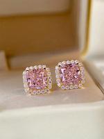 Fashion Elegant Rhinestone Decorated Stud Earrings, Luxury Jewelry, Casual Jewelry for Women, Trendy Accessories for Party an...