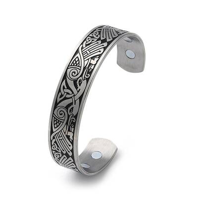 304 Stainless Steel Magnetic Cuff Bangles