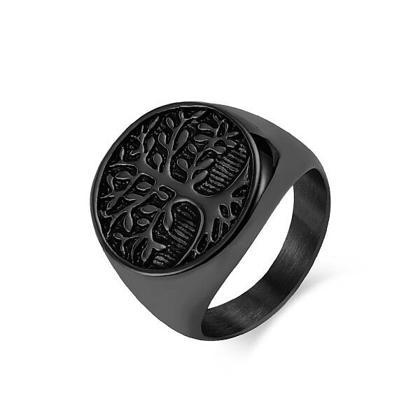 Retro Stainless Steel Tree of Life Finger Ring