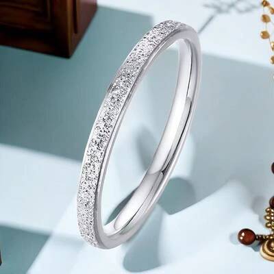 Stainless Steel Plain Band Rings