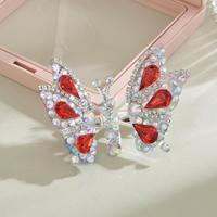 Handmade 3D Moving Butterfly Hair Clips with Gift Box for Christmas gift spa headband hair  clips Grip Quality