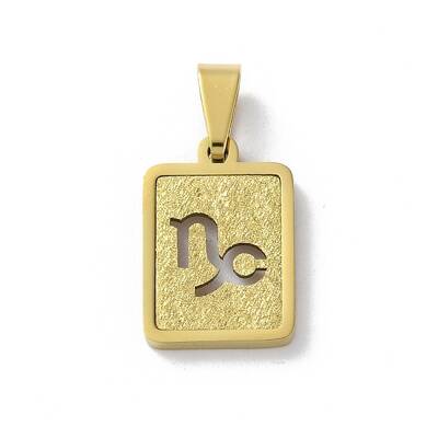 304 Stainless Steel Twelve Constellations Pendants