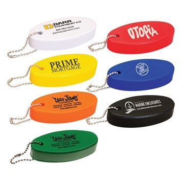 250 Customized Oval Soft Floater Keychain - Waterproof & ...