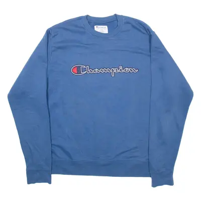 CHAMPION Mens Sweatshirt Blue XL