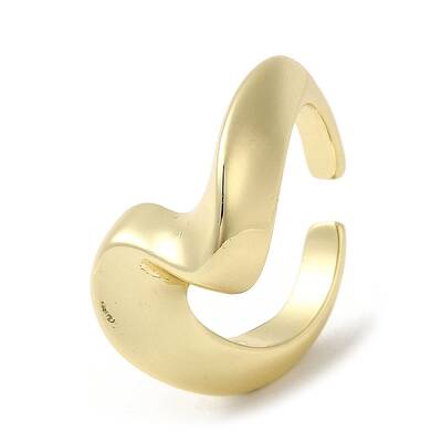 Brass Open Cuff Ring