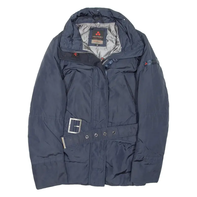 PEUTEREY Belted Womens Jacket Blue M