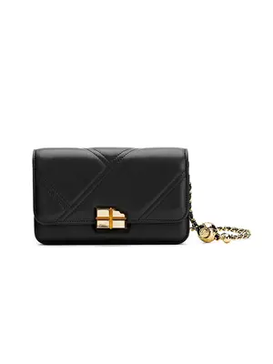 Smting Quilted Chain Bag with Chocolate Lock