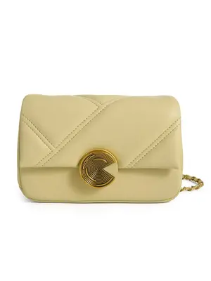 Smting  quilted chain bag with Disc Lock