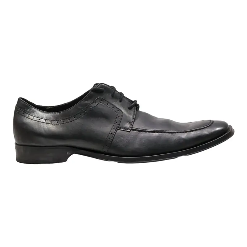 JOSEPH ABBOUD Brogue Shoes Black Leather Mens UK 12