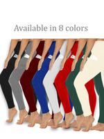 Women’s High Waist Gym Leggings with Pockets, Breathable Seamless Soft Comfy Skinny Pants Tummy Control Yoga Sportswear poc...