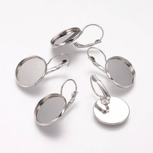 Brass Leverback Earring Findings