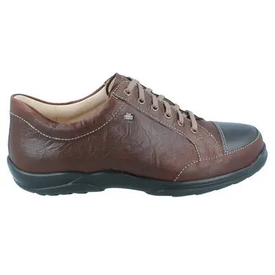 Finn Comfort 1288 Alamo Leather Men's Lace Up Shoes - Brown - Size:US 7.5 Men