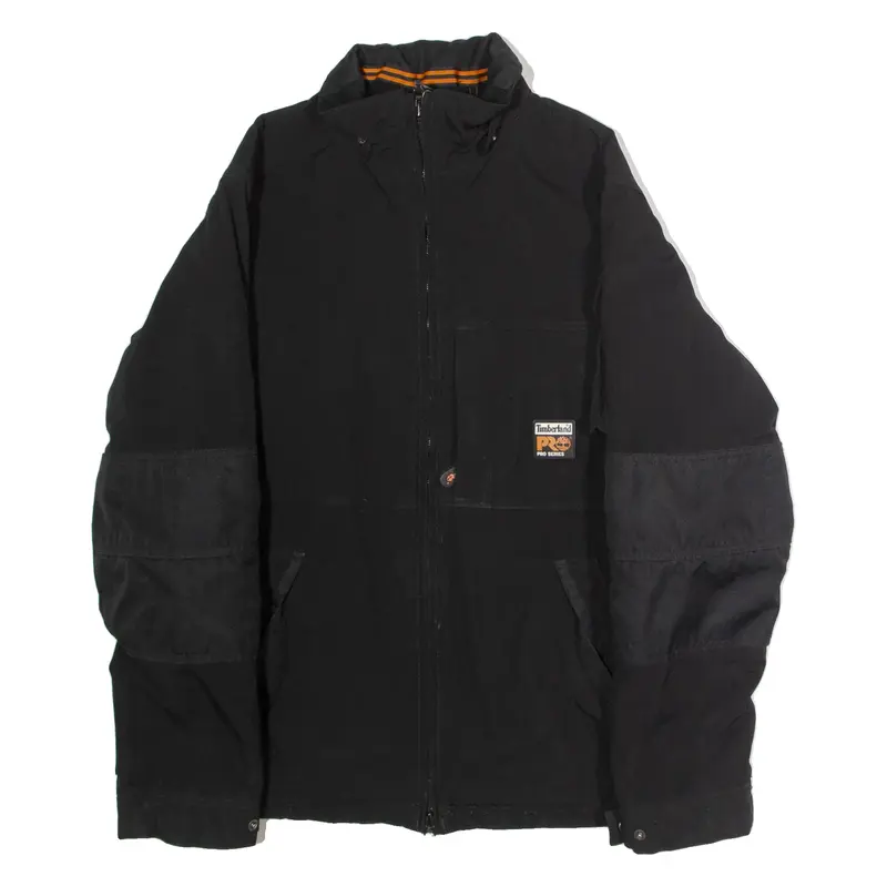 TIMBERLAND PRO Mens Jacket Black Canvas Nylon L