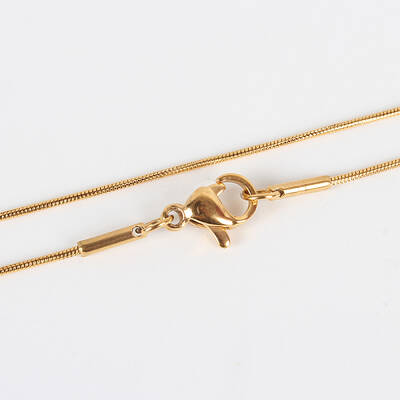 304 Stainless Steel Snake Chain Necklace Making