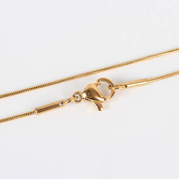 304 Stainless Steel Snake Chain Necklace Making