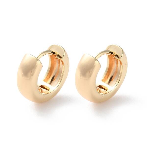 Rack Plating Brass Hoop Earrings