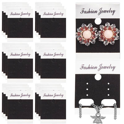 120Pcs Plastic Earring Display Cards