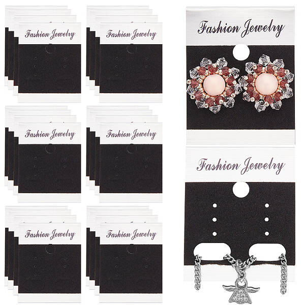 120Pcs Plastic Earring Display Cards