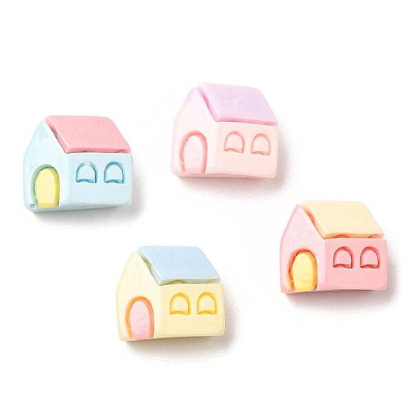 Cartoon Opaque Resin Cabochons