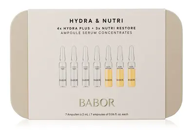 Babor Set Regalo Per La Cura Della Pelle Hydra E Concentrati Di Siero Nutri Ampoule