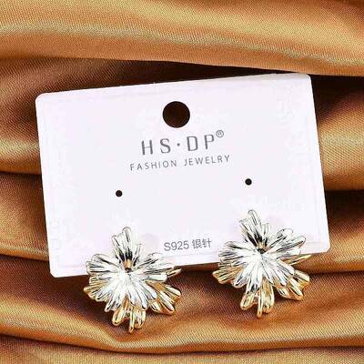 Brass Stud Earrings