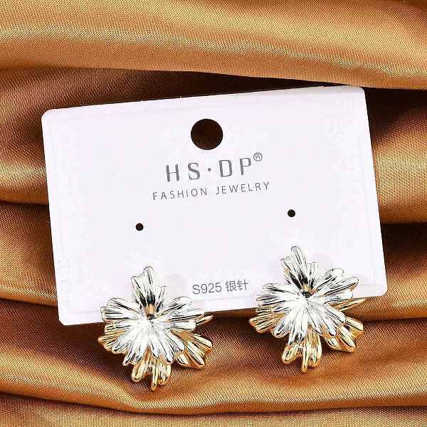 Brass Stud Earrings