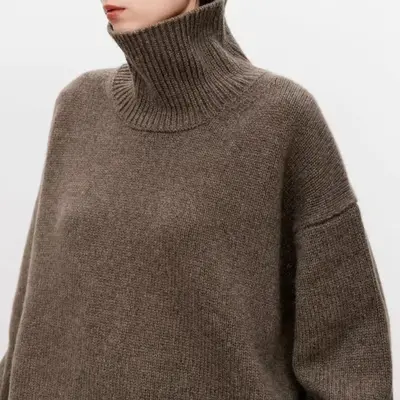 Valora Cashmere High-Neck Sweater