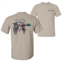 Local Boy Outfitters T-shirt – Mallard Duck Flying Graphic, Trendy Casual Cotton Unisex Tee for Waterfowl Hunters and Outdo...