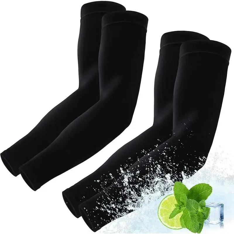 Cooling Arm Sleeves for Sports UV Sun Protection UPF 50 Compression Tattoo Cover Sleeves Lightweight Breathable Outdoor Arm G...