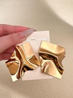 Irregular Design Stud Earrings, 1 Pair Simple Fashion Jewelry for Party, Daily Clothing Decor, Trendy All-match & Exquisite J...