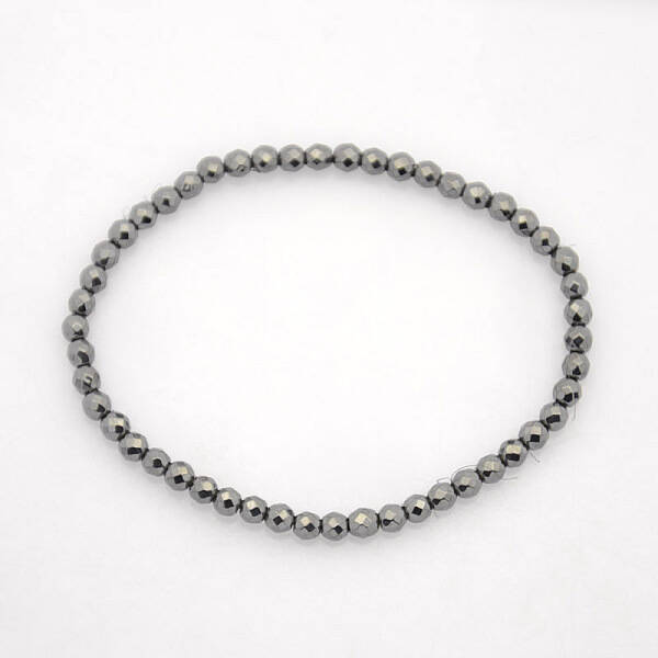 Non-Magnetic Hematite Stretch Bracelets