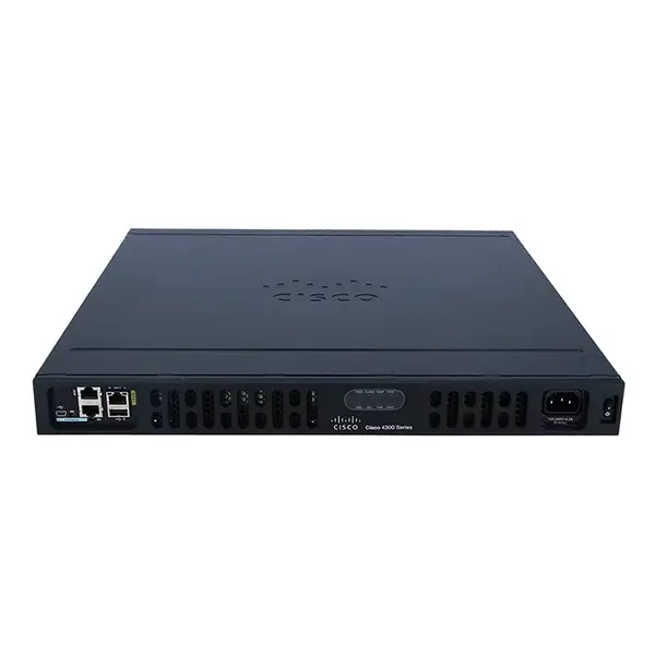 Cisco ISR4331-B/K9 | 4000 Series 4331 3 x onboard WAN or LAN Ports 1000Base-T + 2 x RJ-45 Ports + 2 x SFP Ports Gigabit Ether...